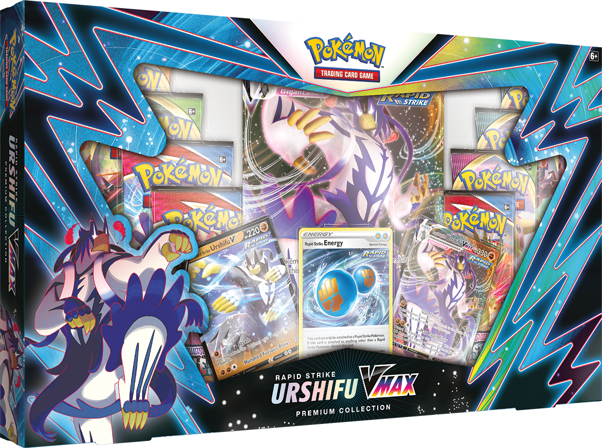 Pokemon TCG: Urshifu Rapid Strike VMAX Premium Collection