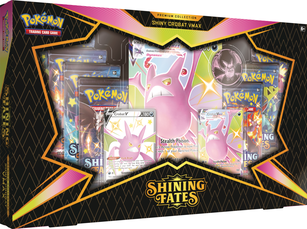 Pokemon TCG: Shining Fates - Premium Collection - Shiny Crobat VMAX