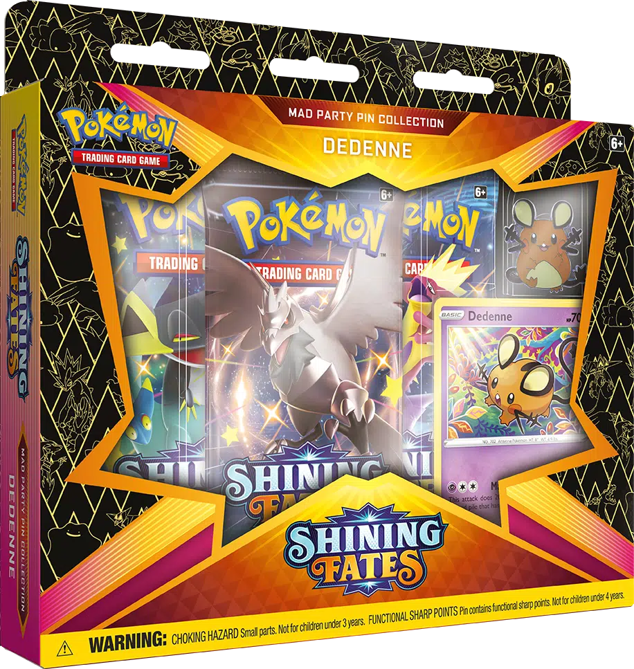 Pokemon TCG: Shining Fates - Mad Party Pin Collections - Dedenne
