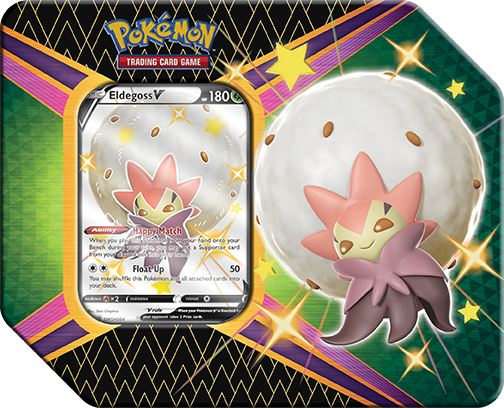 Pokemon TCG: Shining Fates Tin - Eldegoss (5 x booster)