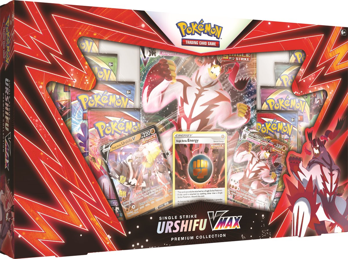 Pokemon TCG: Urshifu Single Strike VMAX Premium Collection