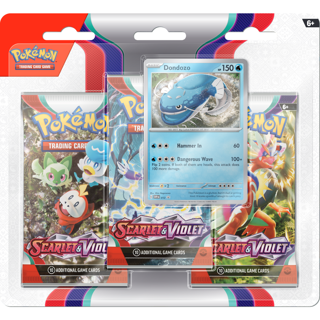 Pokemon TCG: Scarlet & Violet - 3-pack - Dondozo