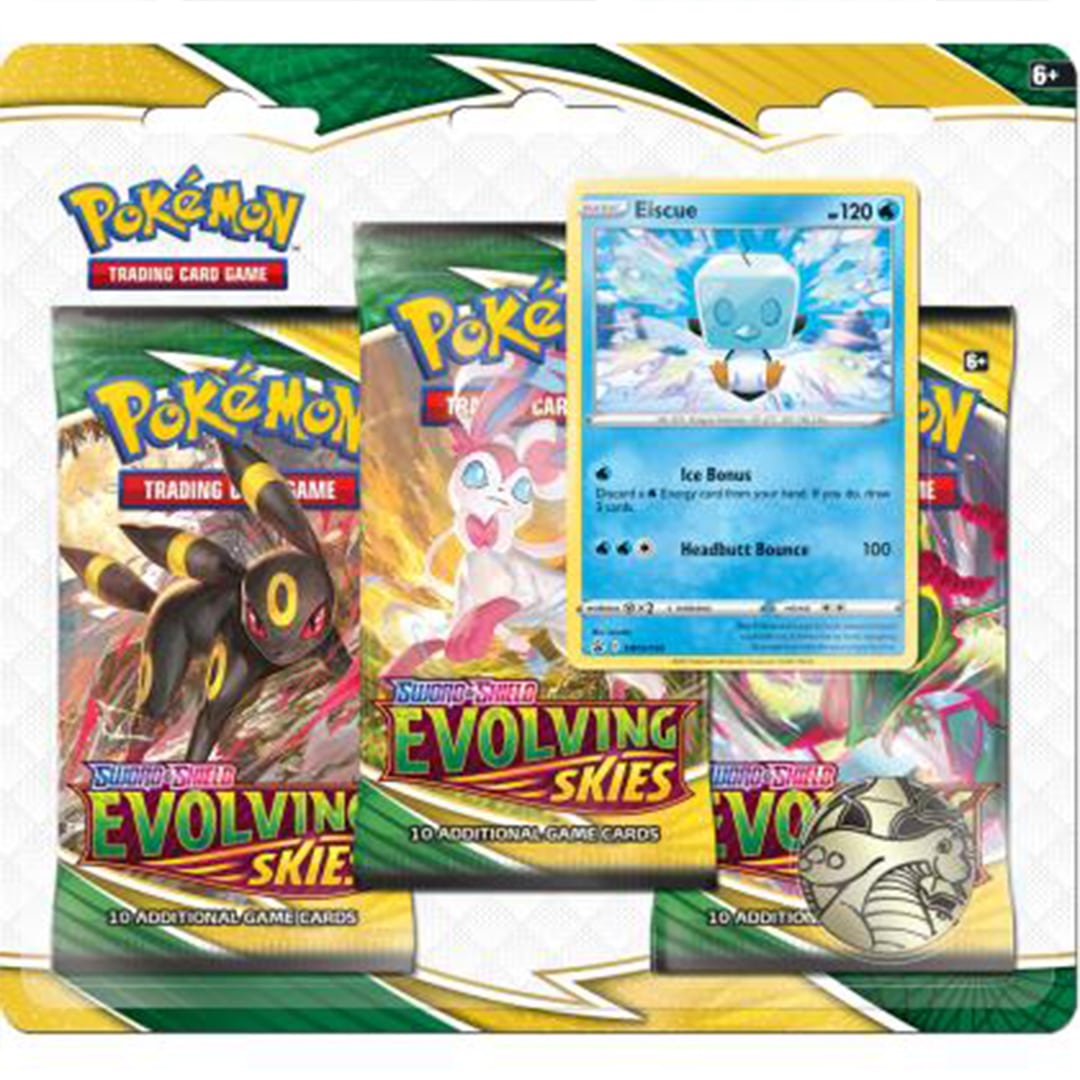 Pokemon TCG: Evolving skies - 3-Pack Blister - Eiscue