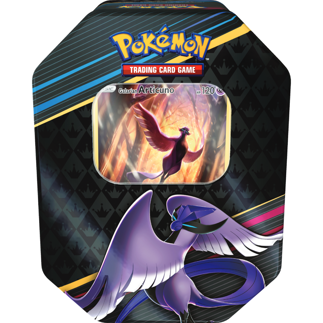 Pokemon TCG: Crown Zenith Tin – Galarian Articuno (4 x booster)
