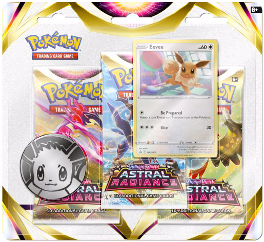 Pokemon TCG: Astral Radiance - 3-Pack Blister - Eevee