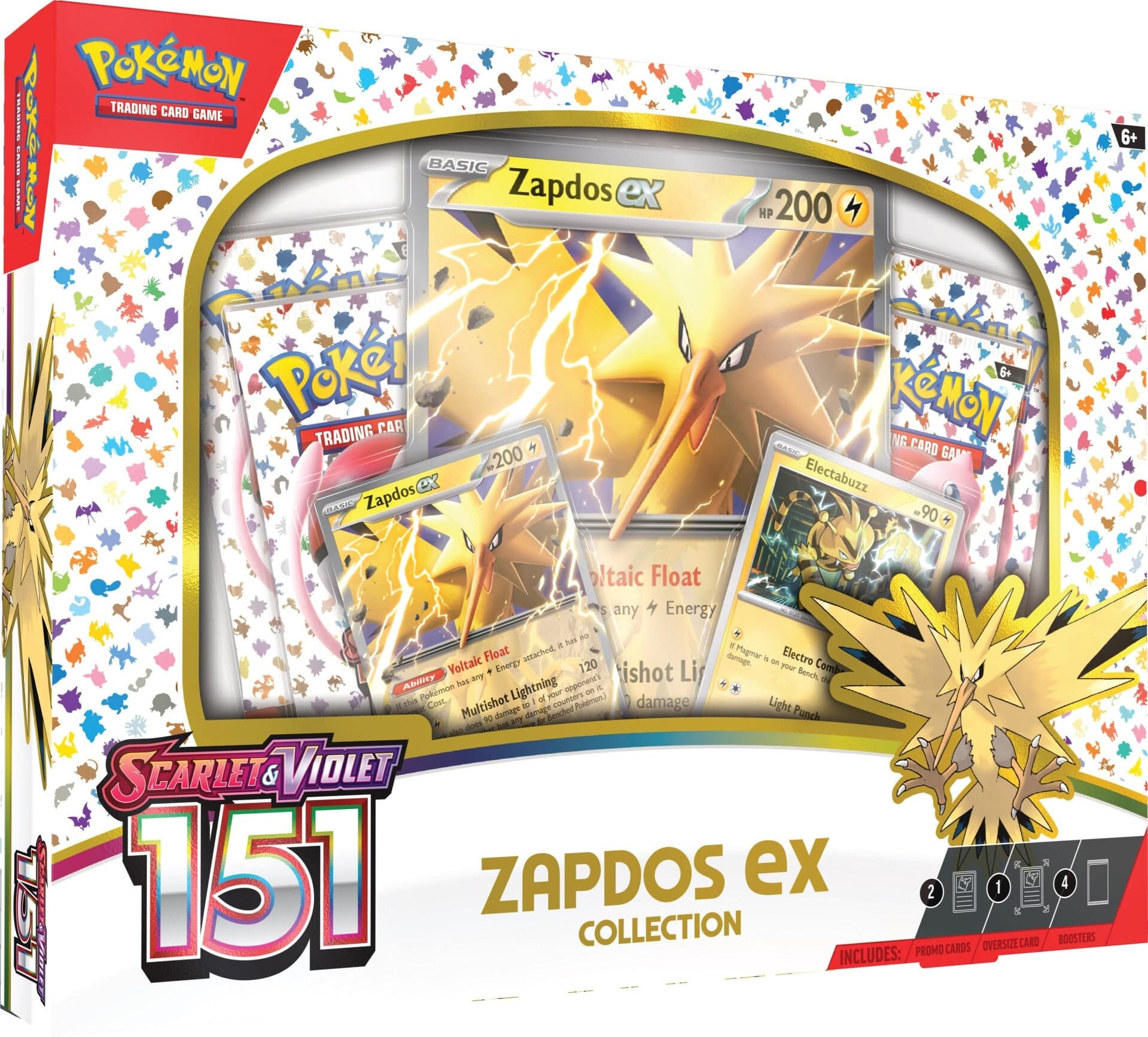Pokemon TCG: Scarlet & Violet 151 - Zapdos ex Collection Box