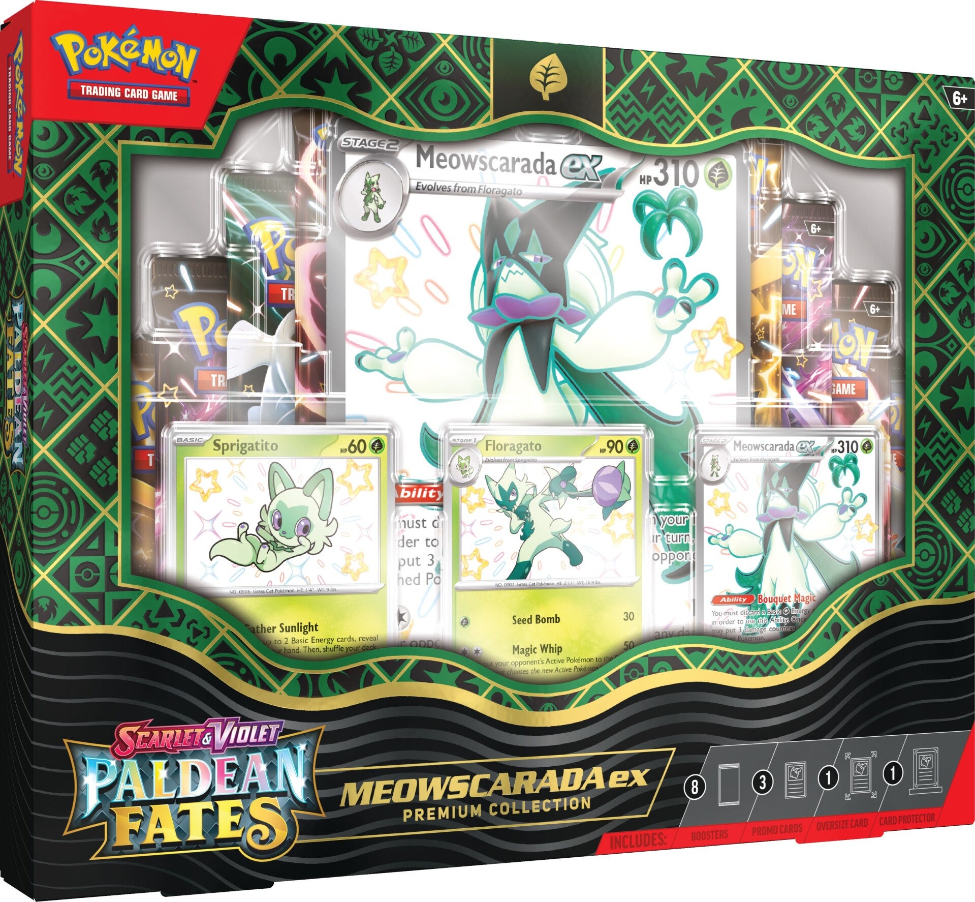 Pokemon TCG: Paldean Fates - Premium Collection Box - Meowscarada ex