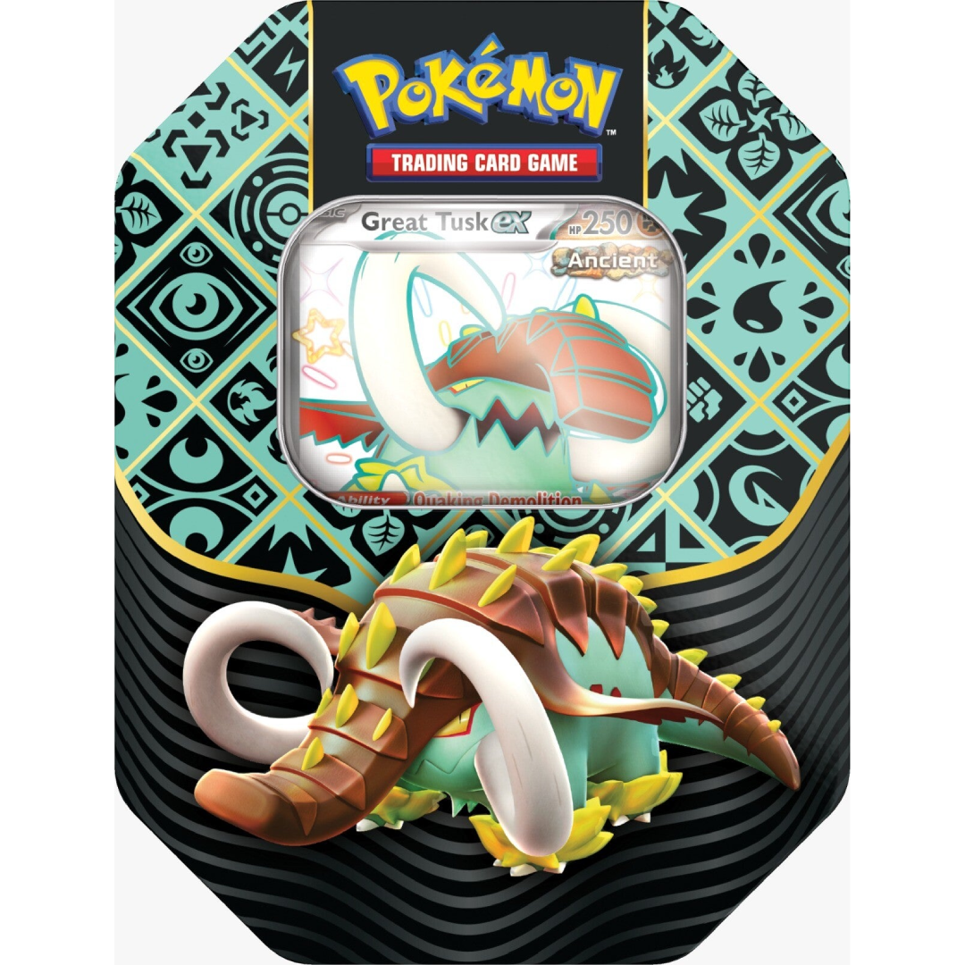 Paldean Fates Tin - Great Tusk