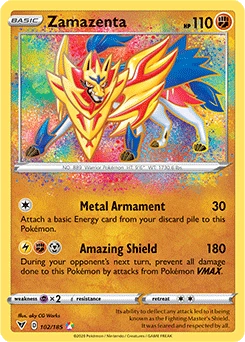 Vivid Voltage - 102/185 - Zamazenta (Amazing)