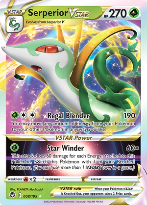 Silver Tempest - 008/195 - Serperior VSTAR