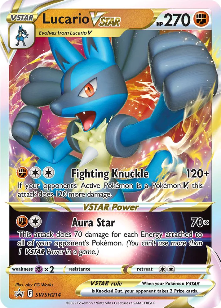 Sword & Shield Promos - SWSH214 - Lucario VSTAR
