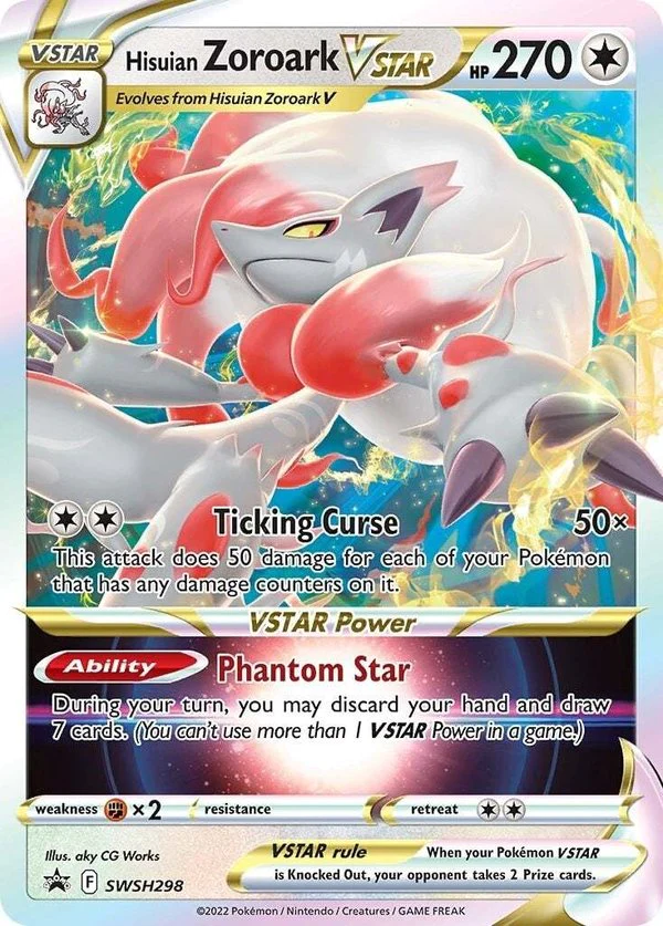 Sword & Shield Promos - SWSH298 - Hisuian Zoroark VSTAR