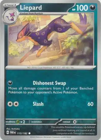 Paradox Rift - 115/182 - Liepard Paradox Rift - 115/182 - Liepard