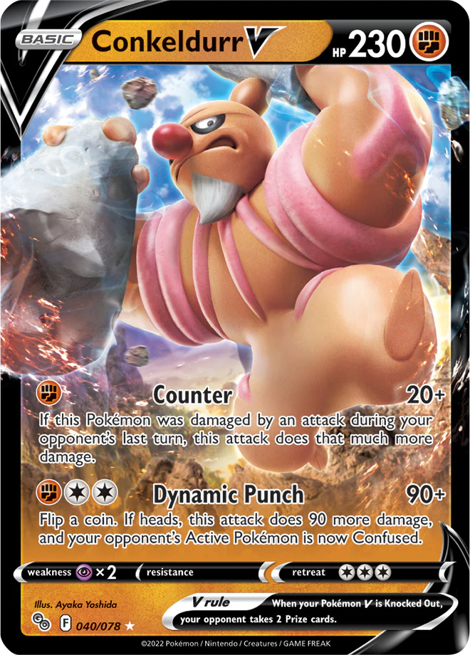 Pokémon GO - 040/078 - Conkeldurr V