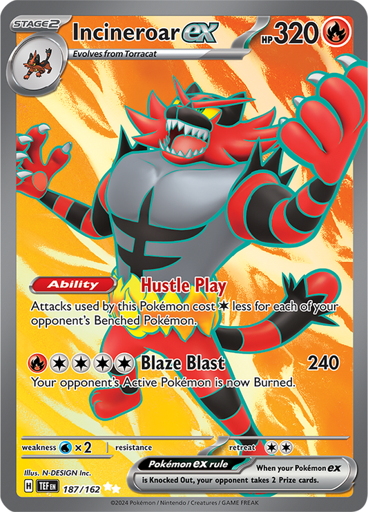 Temporal Forces - 187/162 - Incineroar ex