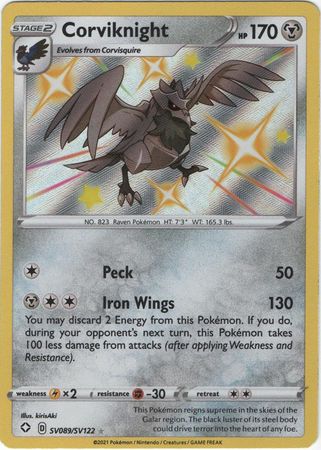 Shining Fates - SV089/SV122 - Corviknight