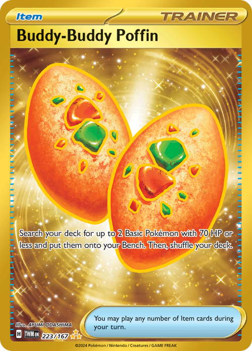 Twilight Masquerade - 223/167 - Buddy-Buddy Poffin (złota)