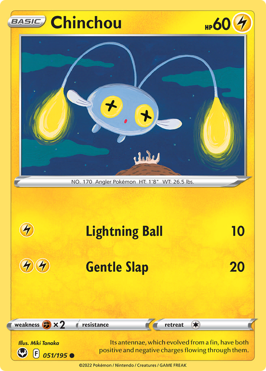 Silver Tempest - 051/195 - Chinchou