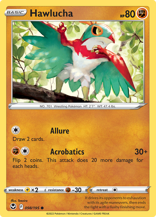 Silver Tempest - 098/195 - Hawlucha