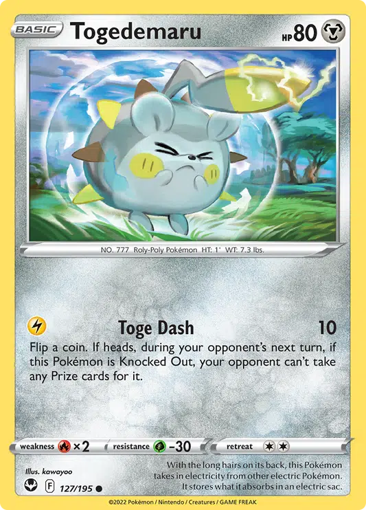 Silver Tempest - 127/195 - Togedemaru Silver Tempest - 127/195 - Togedemaru