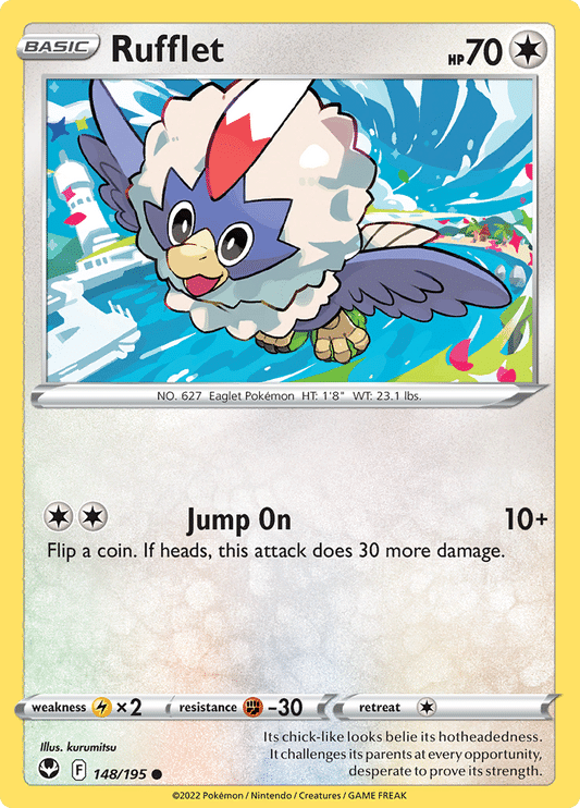Silver Tempest - 148/195 - Rufflet