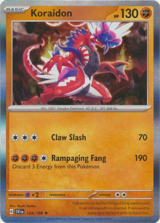 Scarlet & Violet - 124/198 - Koraidon (Holo)