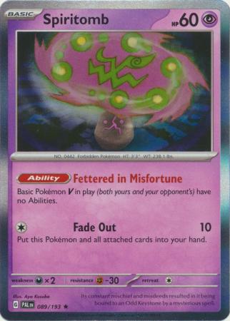 Paldea Evolved - 089/193 - Spiritomb (Holo)