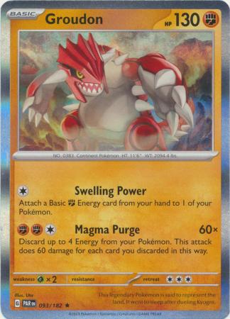 Paradox Rift - 093/182 - Groudon (Holo)