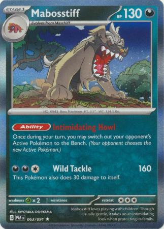 Paldean Fates - 063/091 - Mabosstiff (Holo)