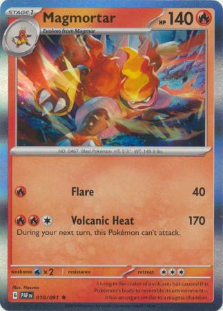 Paldean Fates - 010/091 - Magmortar (Holo)