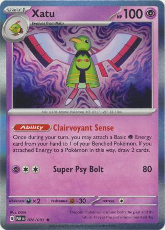 Paldean Fates - 026/091 - Xatu (Holo)