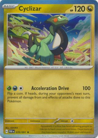 Paldean Fates - 070/091 - Cyclizar (Holo)