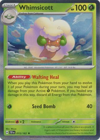 Temporal Forces - 015/162 - Whimsicott (Holo)