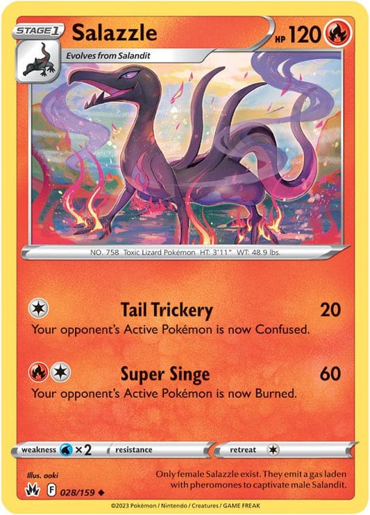 Crown Zenith - 028/159 - Salazzle