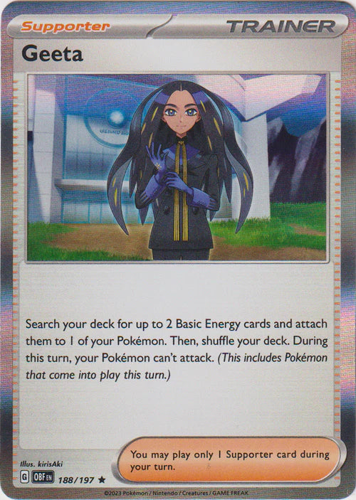 Obsidian Flames - 188/197 - Geeta (Holo)