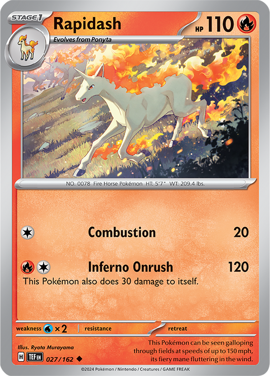 Temporal Forces - 027/162 - Rapidash