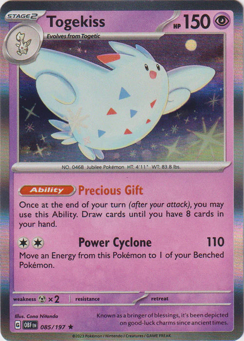 Obsidian Flames - 085/197 - Togekiss (Holo)
