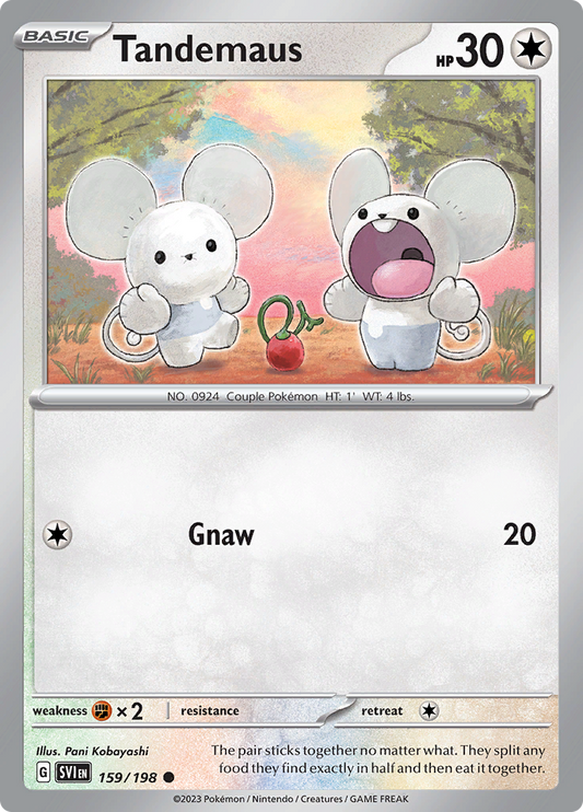 Scarlet & Violet - 159/198 - Tandemaus