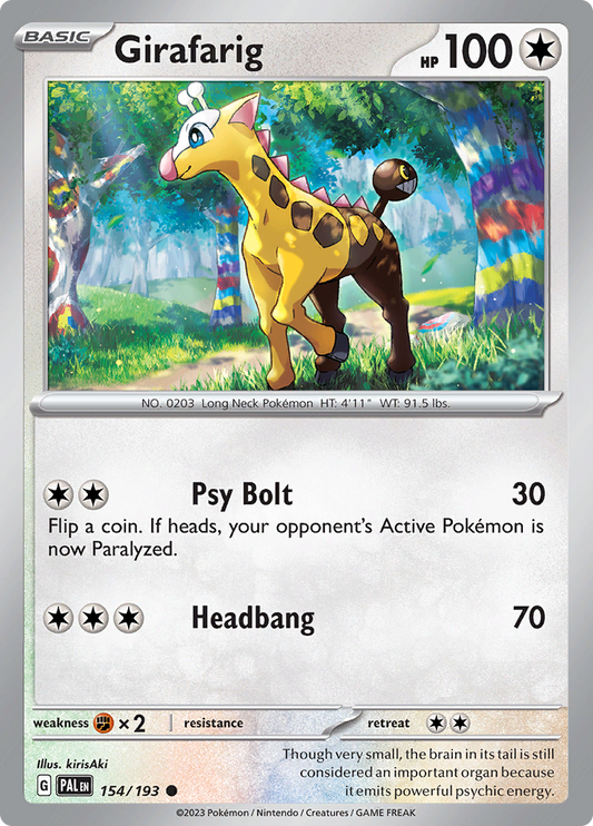 Paldea Evolved - 154/193 - Girafarig