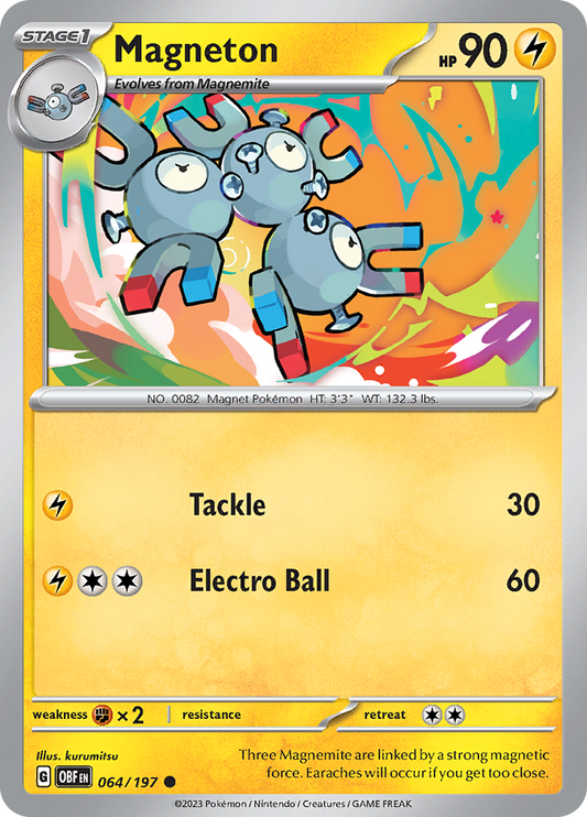Obsidian Flames - 064/197 - Magneton