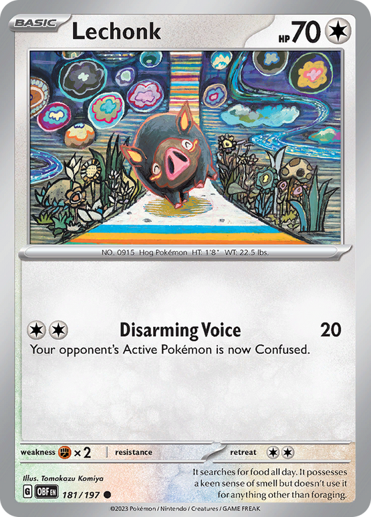 Obsidian Flames - 181/197 - Lechonk