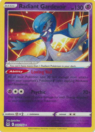 Lost Origin - 069/196 - Radiant Gardevoir (Radiant Holo)