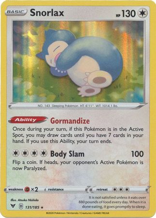 Vivid Voltage - 131/185 - Snorlax (Holo)