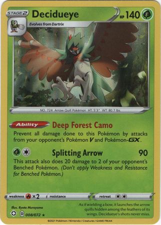 Shining Fates - 008/072 - Decidueye (Holo)