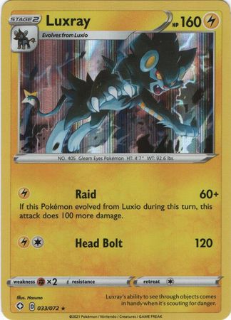 Shining Fates - 033/072 - Luxray (Holo)
