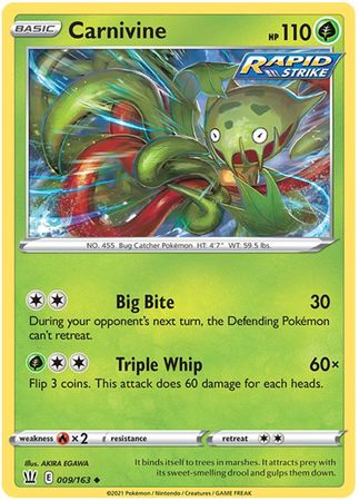 Battle Styles - 009/163 - Carnivine