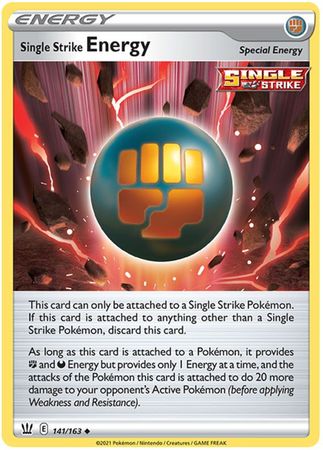 Battle Styles - 141/163 - Single Strike Energy