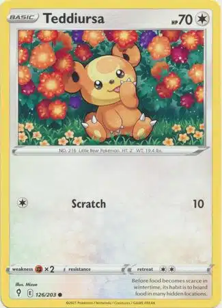 Evolving Skies - 126/203 - Teddiursa Evolving Skies - 126/203 - Teddiursa