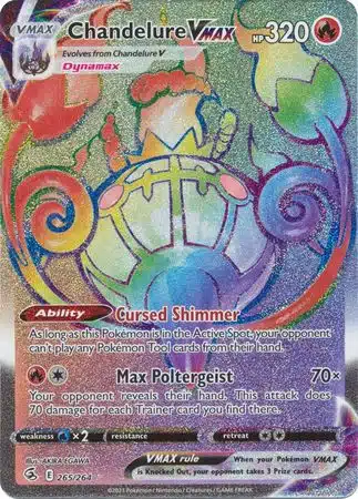 Fusion Strike - 265/264 - Chandelure VMAX Fusion Strike - 265/264 - Chandelure VMAX