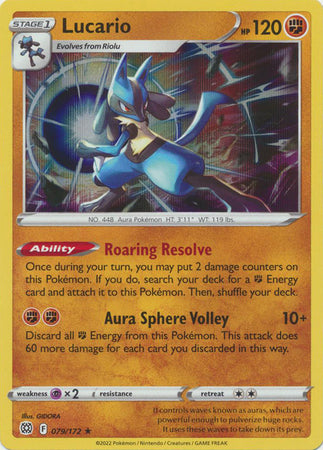 Brilliant Stars - 079/172 - Lucario (Holo)
